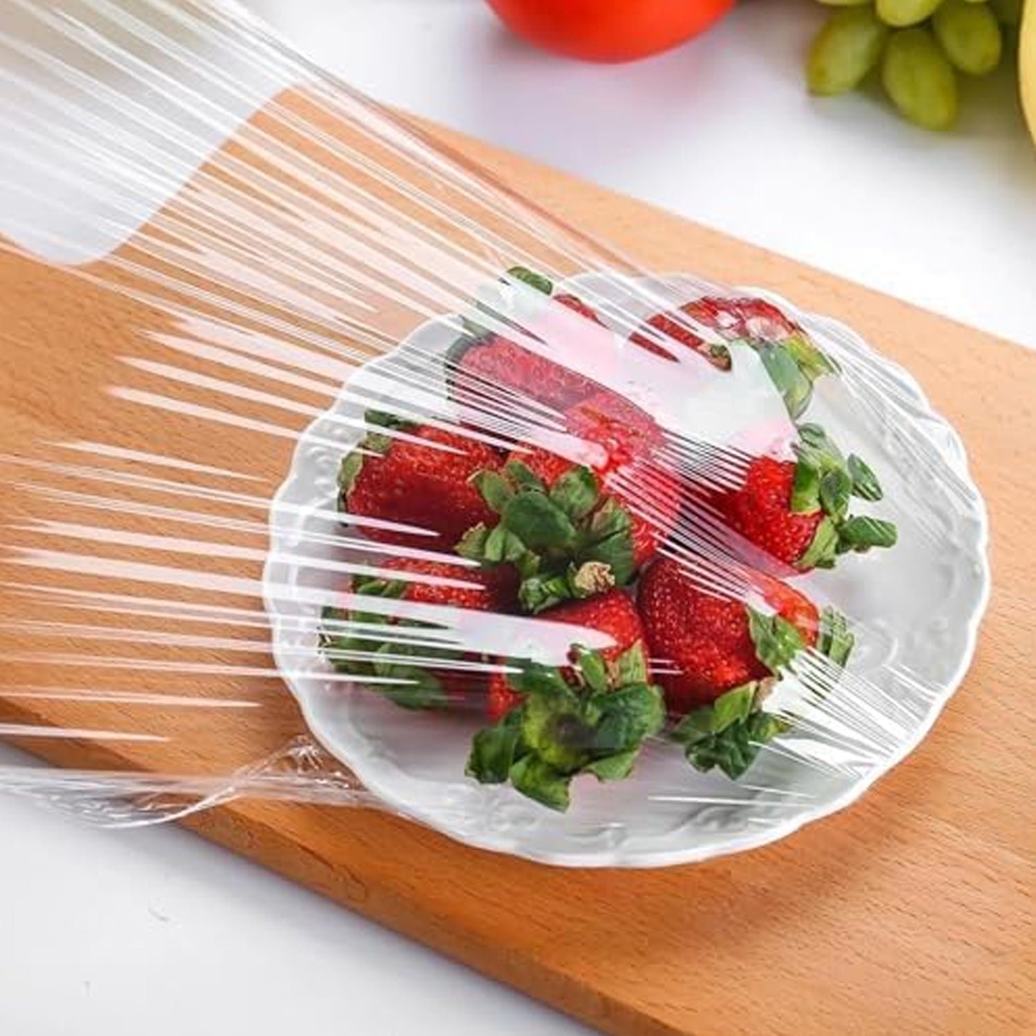 Disposable Elastic Food Storage Covers Bag (100 Pcs Set  Big) Disposable Elastic Food Storage Covers Bag (100 Pcs Set  Big)